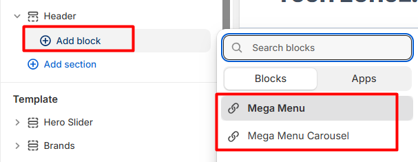 Mega Menu